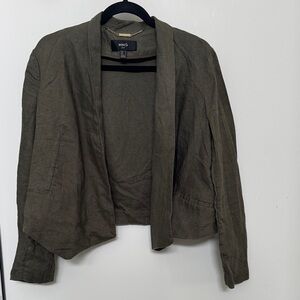 Mango Suit Women's Linen Blazer